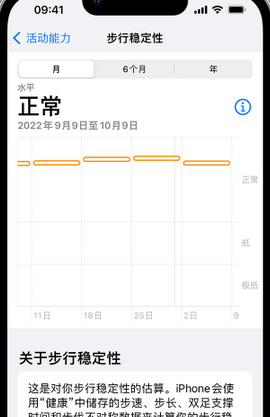 庆阳iPhone手机维修如何在iPhone开启'步行稳定性通知'