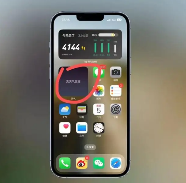 庆阳苹果手机维修分享:iOS16主屏幕天气小组件无法正常工作怎么办？ 
