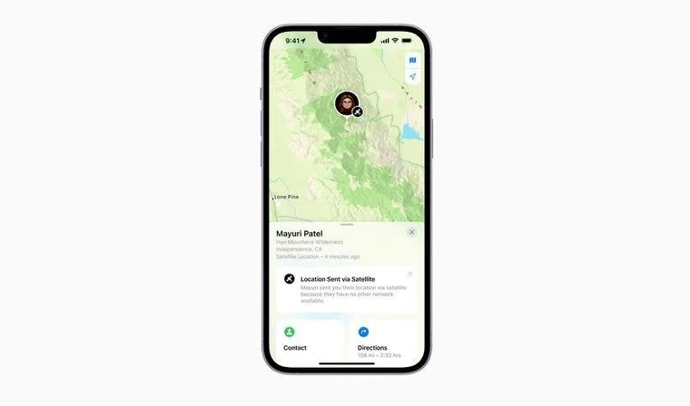 庆阳苹果14维修分享iPhone14系列中 FindMy功能通过卫星分享位置方法教程 