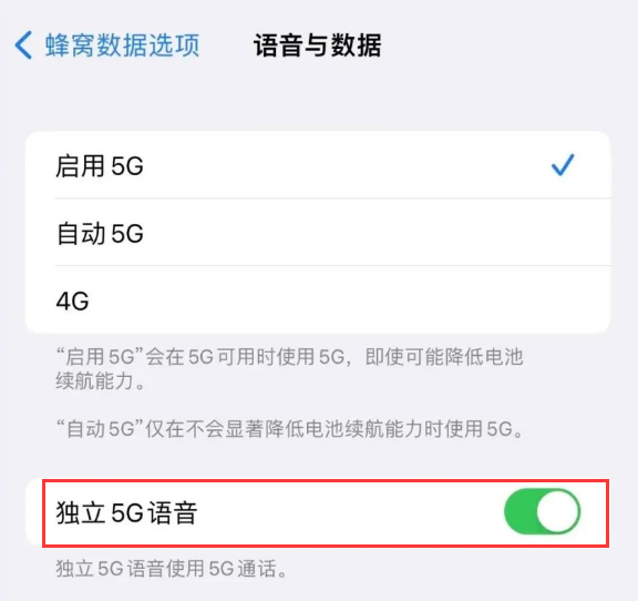 庆阳苹果14维修分享iPhone 14 Pro如何开启VoNR 