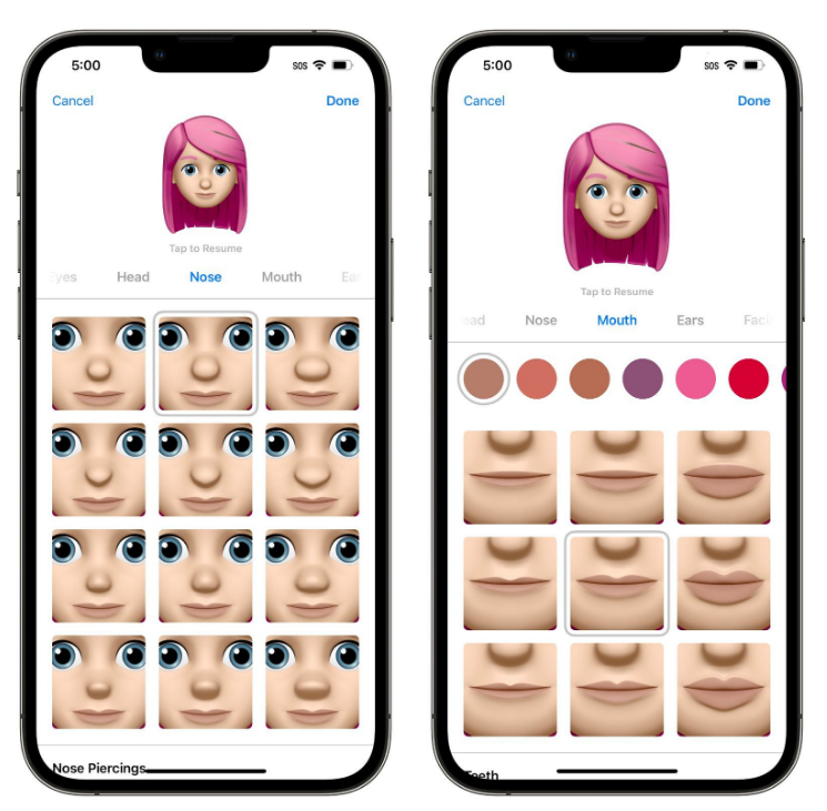 庆阳苹果手机维修分享​iOS 16中的拟我表情有了哪些变化和升级 