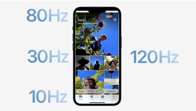 庆阳苹果14维修分享iPhone 14有高刷吗 
